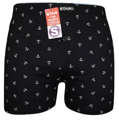 STAR %100 SAF PAMUKLU RAHAT KALIP DESENLİ HAVLU BEL BOXER - Star