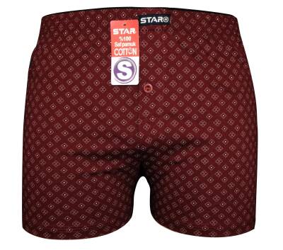 STAR %100 SAF PAMUKLU RAHAT KALIP DESENLİ HAVLU BEL BOXER - Star