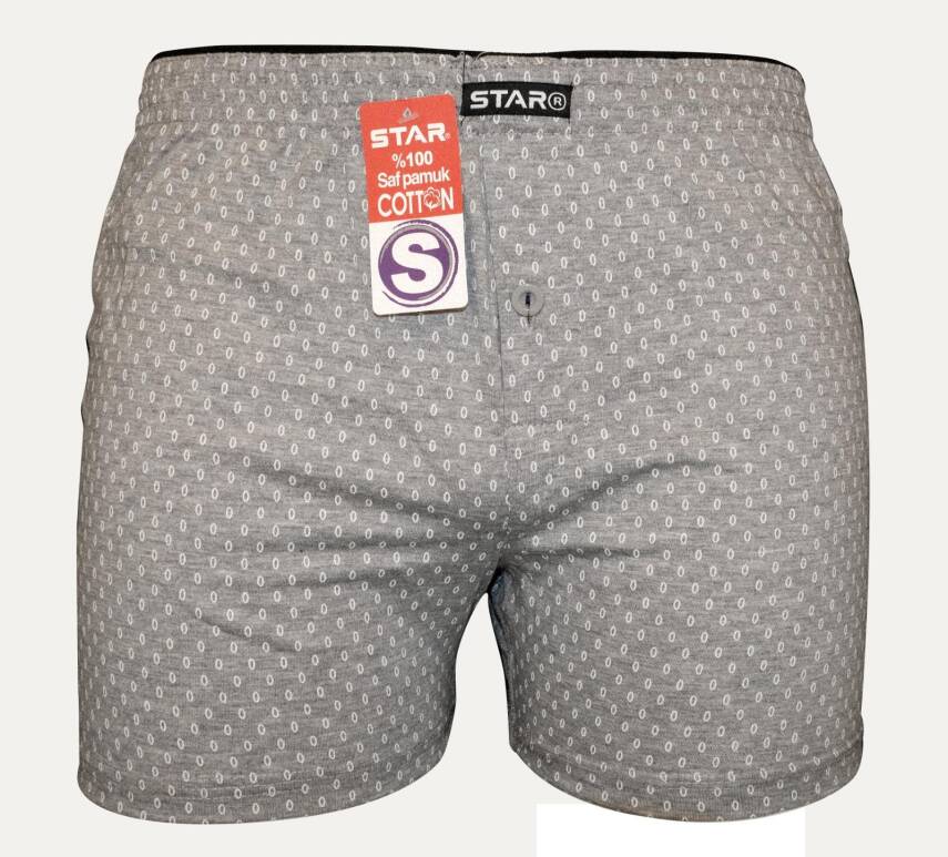 STAR %100 SAF PAMUKLU RAHAT KALIP DESENLİ HAVLU BEL BOXER - 1