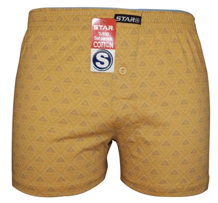 STAR %100 SAF PAMUKLU RAHAT KALIP DESENLİ HAVLU BEL BOXER - 1