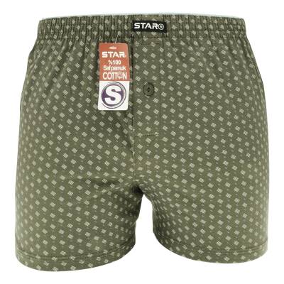STAR %100 SAF PAMUKLU RAHAT KALIP DESENLİ HAVLU BEL BOXER - Star