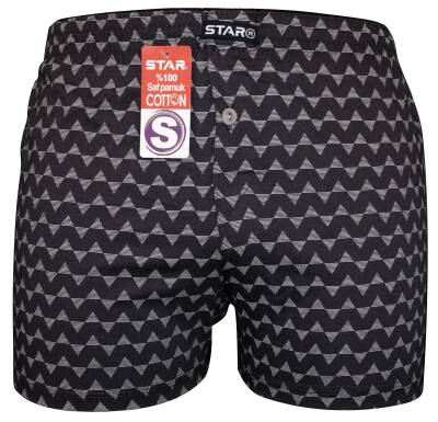 STAR %100 SAF PAMUKLU RAHAT KALIP DESENLİ HAVLU BEL BOXER - Star
