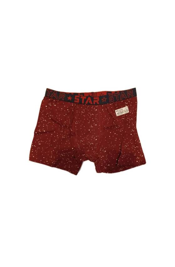 STAR 3 LÜ ERKEK ÇOCUK BELİ KEMERLİ DESENLİ BOXER - 4