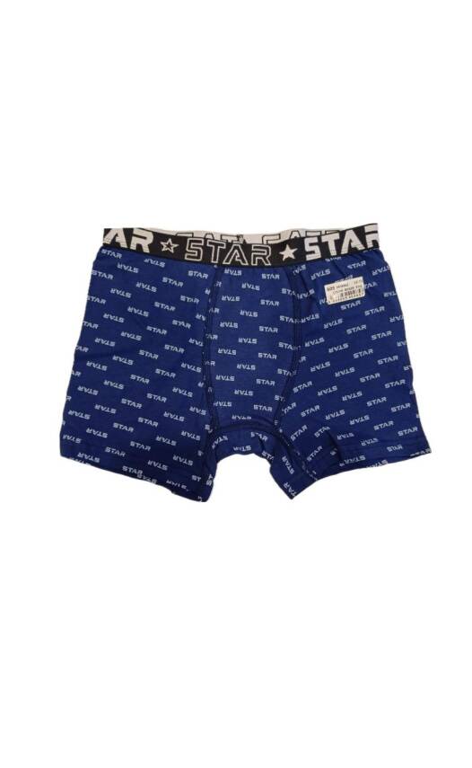STAR 3 LÜ ERKEK ÇOCUK BELİ KEMERLİ DESENLİ BOXER - 8
