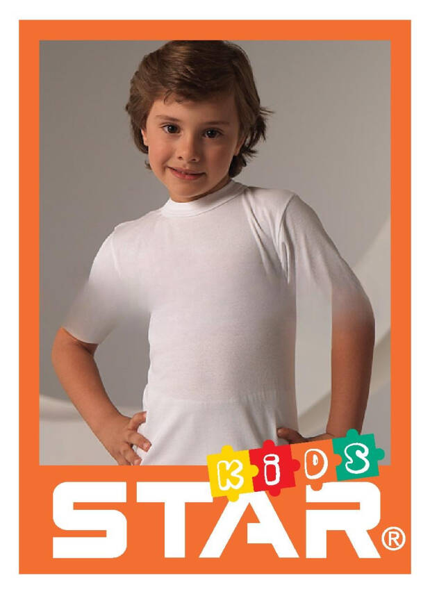 STAR 3 LÜ ERKEK ÇOCUK SAF PAMUK SIFIR YAKA T-SHİRT - 4