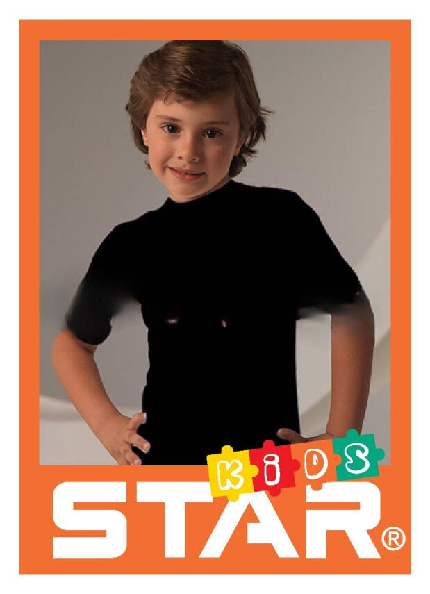 STAR 3 LÜ ERKEK ÇOCUK SAF PAMUK SIFIR YAKA T-SHİRT - 5