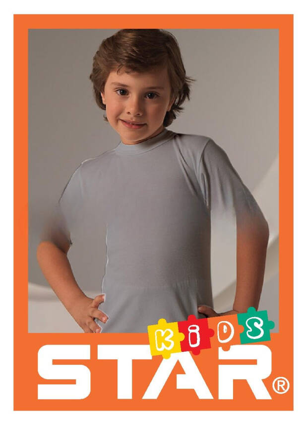 STAR 3 LÜ ERKEK ÇOCUK SAF PAMUK SIFIR YAKA T-SHİRT - 6