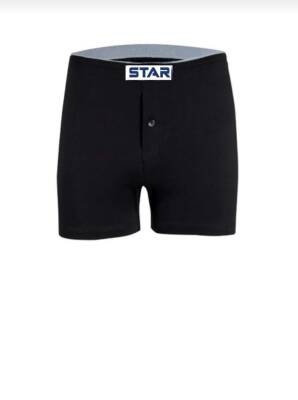 STAR 3 LÜ ERKEK SAF PAMUK BOXER KÜLOT SİYAH