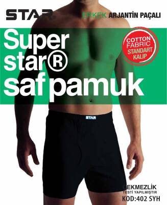 STAR 3 LÜ ERKEK SAF PAMUK PAÇALI KÜLOT - Star