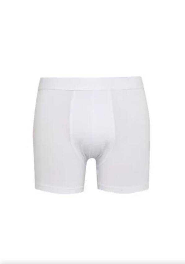 STAR 3LÜ BEYAZ ERKEK BELİ KEMERLİ LYCRALI BOXER - 3