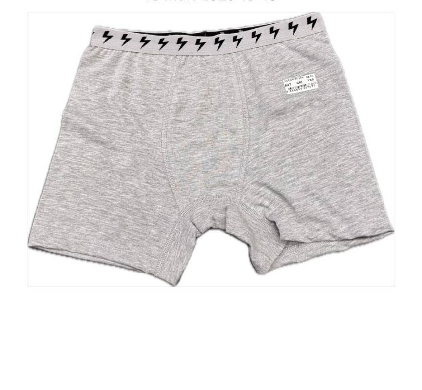 STAR 3LÜ GRİ ERKEK ÇOCUK BELİ KEMERLİ LYCRALI BOXER - 1