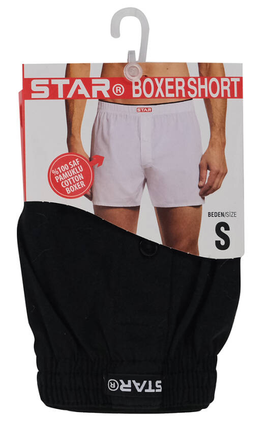 STAR DÜZ RENK %100 SAF PAMUKLU RAHAT KALIP HAVLU BEL BOXER - 2