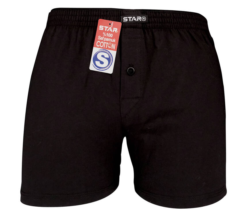 STAR DÜZ RENK %100 SAF PAMUKLU RAHAT KALIP HAVLU BEL BOXER - 1