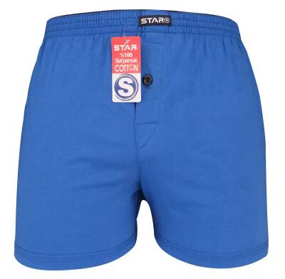 STAR DÜZ RENK %100 SAF PAMUKLU RAHAT KALIP HAVLU BEL BOXER - Star