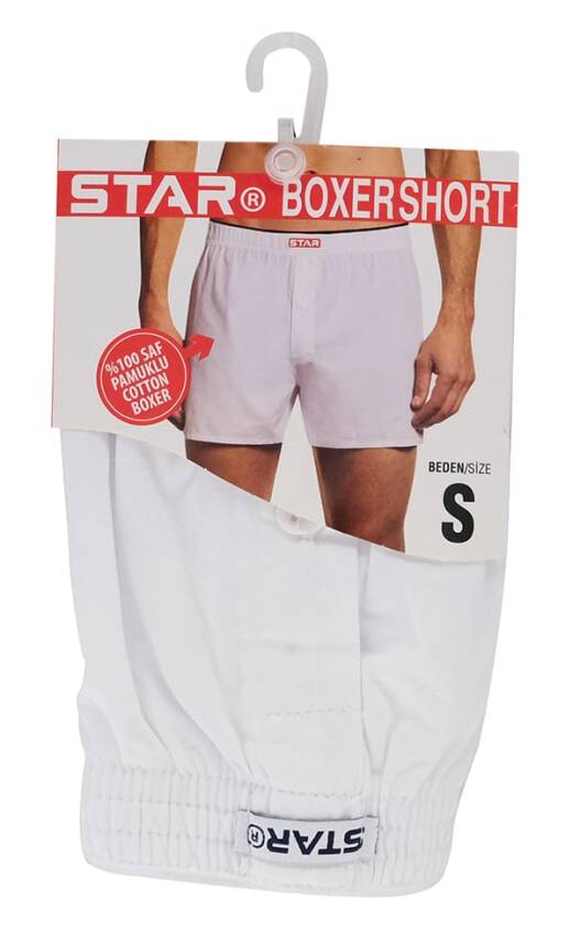 STAR DÜZ RENK %100 SAF PAMUKLU RAHAT KALIP HAVLU BEL BOXER - 2
