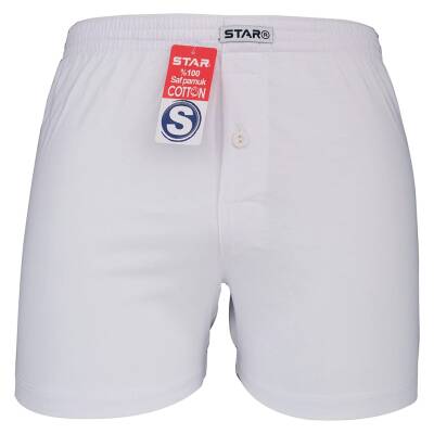 STAR DÜZ RENK %100 SAF PAMUKLU RAHAT KALIP HAVLU BEL BOXER - Star