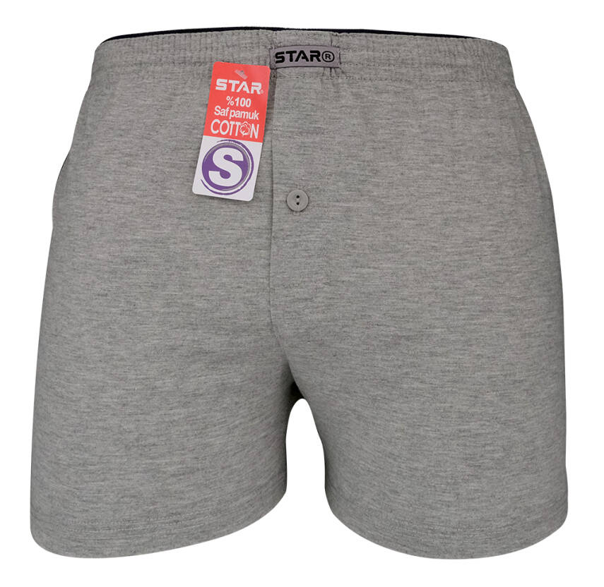 STAR DÜZ RENK %100 SAF PAMUKLU RAHAT KALIP HAVLU BEL BOXER - 1