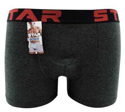 STAR FÜME PAMUKLU ESNEK KEMERLİ BOXER 