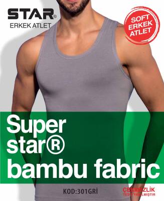  STAR ERKEK GRİ ORGANİK BAMBU ATLET - Star