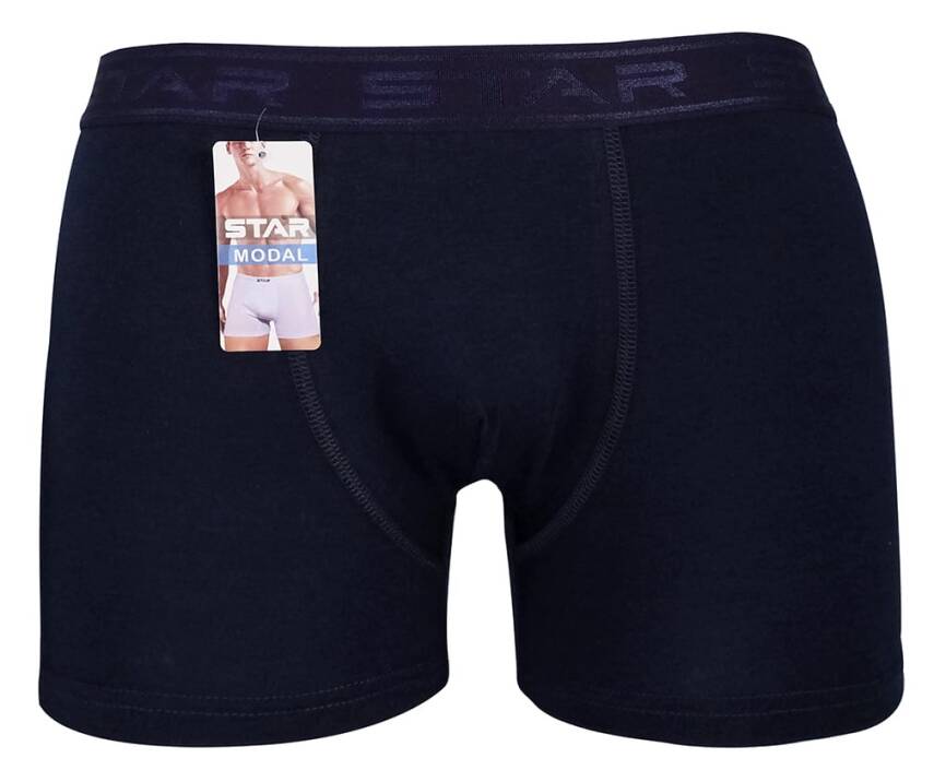 STAR ERKEK LACİVERT MODAL KEMERLİ BOXER - 2
