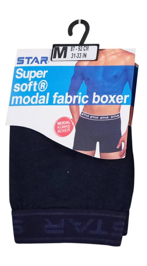 STAR ERKEK LACİVERT MODAL KEMERLİ BOXER - 3