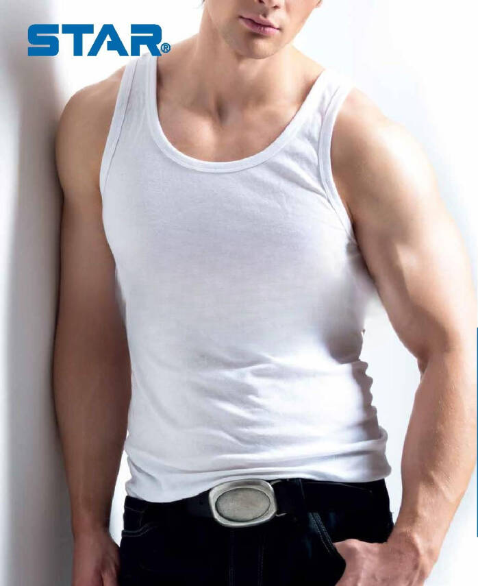 STAR ERKEK BEYAZ MODAL ATLET - 2