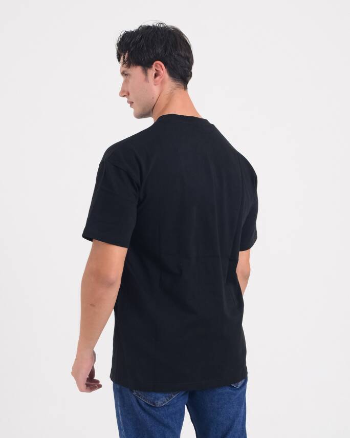 STAR ERKEK OVERSİZE STAR PARİS BASKILI T-SHİRT - 2