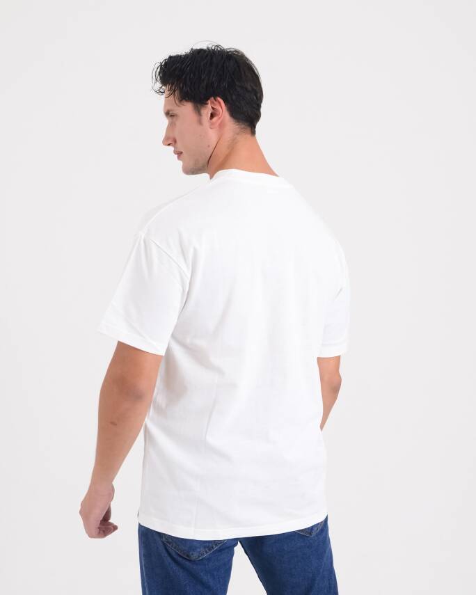 STAR ERKEK OVERSİZE STAR PARİS BASKILI T-SHİRT - 8