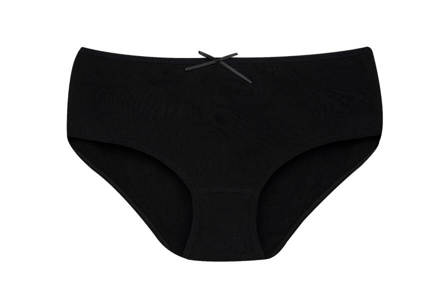 STAR KADIN 3 LÜ SİYAH ORGANİK BAMBU BATO KÜLOT - 2