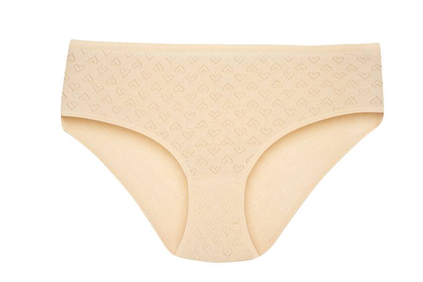 STAR KADIN 3 LÜ TEN SAF PAMUK KALP DESENLİ BATO KÜLOT - 2