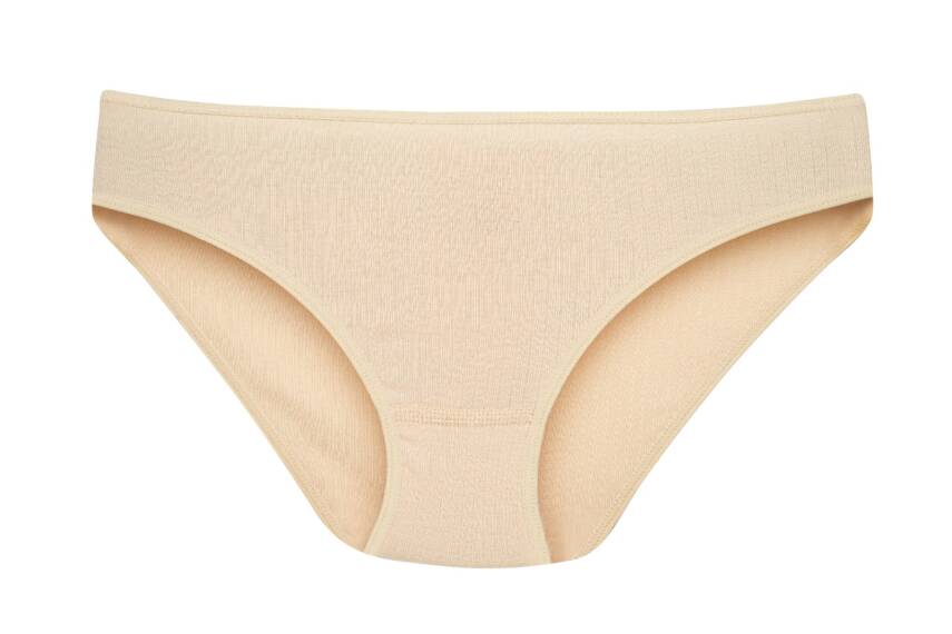 STAR KADIN 3LÜ TEN SAF PAMUK ÇİZGİLİ BİKİNİ KÜLOT - 2