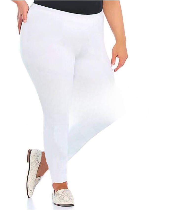 STAR KADIN BEYAZ SAF PAMUK UZUN TAYT - 2