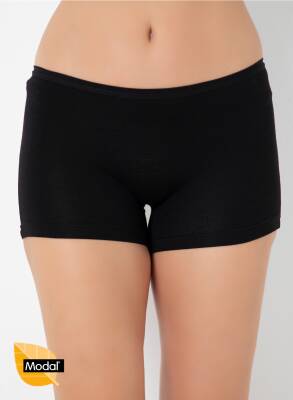 STAR KADIN SİYAH MODAL BOXER KÜLOT 