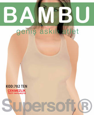 STAR KADIN TEN ORGANİK BAMBU GENİŞ ASKILI ATLET - Star