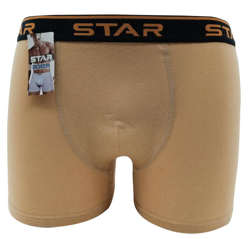 STAR TEN PAMUKLU ESNEK KEMERLİ BOXER - 1